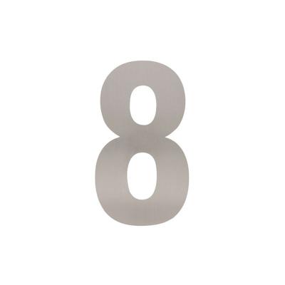 HUISNR 2 XL HGT 30 CM RVS GEB.