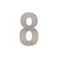 Intersteel XL huiscijfer 30 cm hoog - RVS - thumbnail