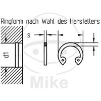 Dresselhaus borgring circlips i 34 x 1,5 - thumbnail