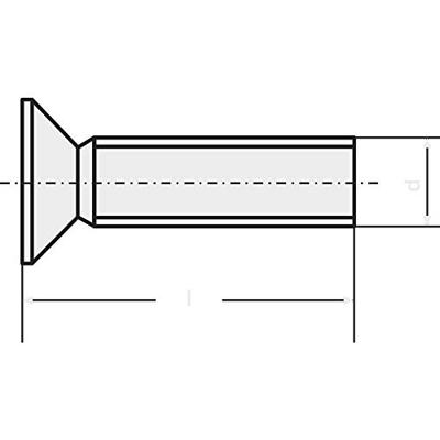 TOOLCRAFT 888092 Verzonken schroeven M4 16 mm T DIN 965 Staal Verzinkt 100 stuk(s)