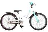 Volare glamour kinderfiets - meisjes - 18 inch - wit/mint groen - prime collection - thumbnail