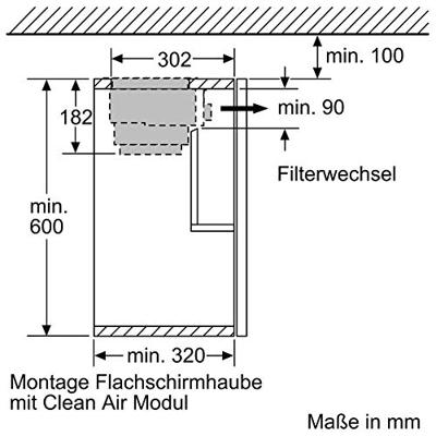 Bosch DWZ1IX1C6 Afzuigkap geïntegreerd - thumbnail