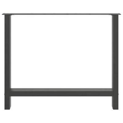 Salontafelpoten 2 st 90x(72-73) cm staal antraciet Salontafelpoten 2 st 90x(72-73) cm staal antraciet