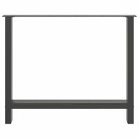 Salontafelpoten 2 st 90x(72-73) cm staal antraciet - thumbnail