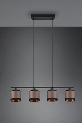 Trio HanglampDavos taupe 4-lichts - R31554041