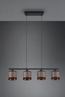 Trio HanglampDavos taupe 4-lichts - R31554041 - thumbnail