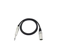 OMNITRONIC Adapter Cable XLR(M)/Jack mono 0.9m bk - thumbnail