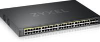 Zyxel GS2220-50HP-EU0101F netwerk-switch Managed L2 Gigabit Ethernet (10/100/1000) Zwart Power over - thumbnail