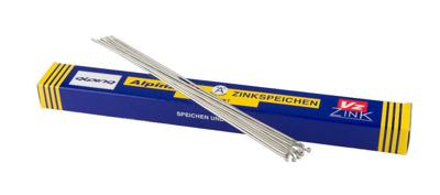 Alpina Spaken 280-14 raggi ø2.00 mm fg 2,3 - zink (144 stuks) Alpina Spaken 280-14 raggi ø2.00 mm fg 2,3 - zink (144 stuks)
