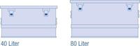 Alutec BASIC 80 10080 Transportkist Aluminium (l x b x h) 775 x 385 x 325 mm - thumbnail