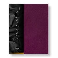 Dommelin Dommelin Laken Uni Satijn 300TC 582 Aubergine 240x270 cm - thumbnail