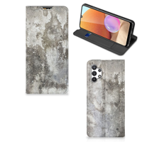 Samsung Galaxy A32 4G | A32 5G Enterprise Editie | Standcase | Beton Print - thumbnail