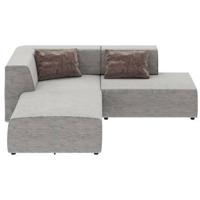 Kare Hoekbank Infinity Boston Grey - thumbnail
