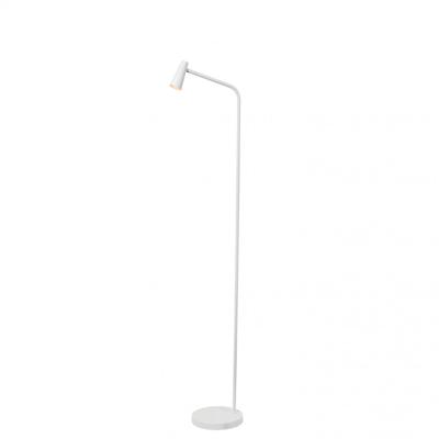 Lucide STIRLING - Oplaadbare Vloerlamp - Accu/Batterij - LED 3 StepDim - 1x3W 2700K - Wit