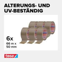 tesa 04195-00001-04 Verpakkingstape tesapack Bruin (l x b) 66 m x 50 mm 6 rol/rollen - thumbnail