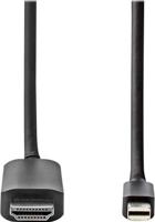 Nedis CCGB37604BK20 Mini-displayport - Hdmi™-kabel 1.4 Mini-displayport Male - Hdmi™ Male 2,0 M Zwart - thumbnail
