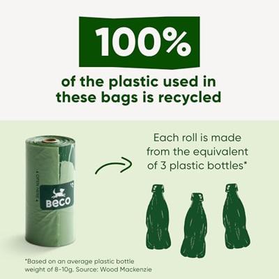 Beco Bags poepzakjes - 60 stuks 3 verpakkingen