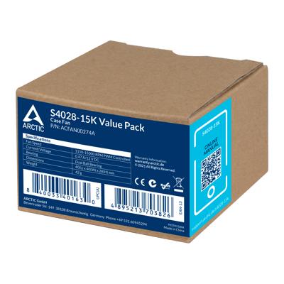Arctic S4028-6K PC-ventilator Zwart (b x h x d) 40 x 28 x 40 mm Arctic S4028-6K PC-ventilator Zwart (b x h x d) 40 x 28 x 40 mm