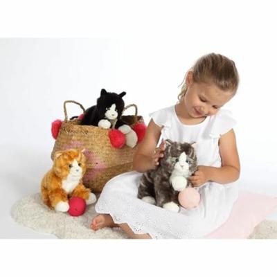 Gipsy Knuffeldier, kat, Mimiz, grijs, 28 cm