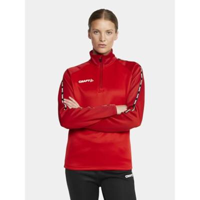 Craft 1912732 Squad 2.0 Half Zip W - Bright Red/Express - XL