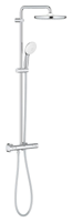 Grohe Tempesta System 250 Professional regendoucheset met 3 straalsoorten en thermostaatkraan Ø25cm chroom - thumbnail