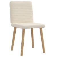 Eetkamerstoelen 2 st linnen - thumbnail