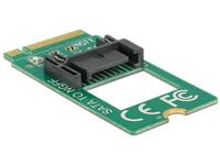 DeLOCK 62876Adapter M.2 Key B male > SATA 7 pin - Form Factor 2242 - thumbnail