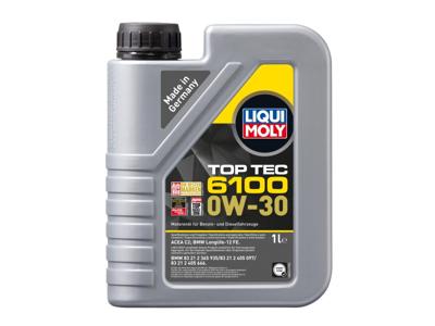 LIQUI MOLY motorolie "top tec 6100". oil top tec 6100 1l 0w-30