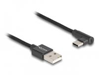 Delock USB-kabel USB 2.0 USB-A stekker, USB-C stekker 0.50 m Zwart 80029 - thumbnail