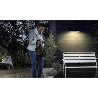 Sygonix SY-5801968 Wandlamp op zonne-energie met bewegingsmelder LED LED vast ingebouwd 10 W Antraciet-grijs - thumbnail