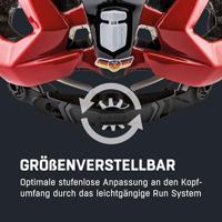 Olympic Sportswear Alpina sports tour helm valparola 51-56 wit/rood - thumbnail