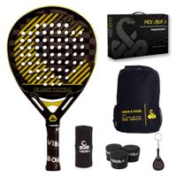 VIBOR-A BLACK MAMBA EVO PRO BLACK PADEL RACKET PACK - thumbnail