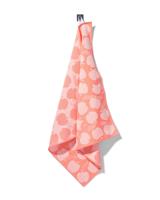 HEMA Theedoek 65x65cm katoen appel koraal (koraal) - thumbnail