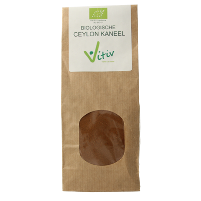 Vitiv Ceylon kaneel poeder bio 100 Gram