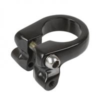 M-Wave zadelpenklem m6 inbus 31.8 mm zwart met extra bevestigingspunt - thumbnail