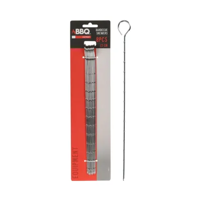 BBQ Metalen Pennen 27 cm 8 Stuks