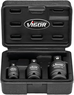 Vigor V5505N Kracht-dopsleutelinzetset Aandrijving 1/2 (12.5 mm), 1/4 (6.3 mm), 3/8 (10 mm) 1 set(s)