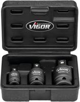Vigor V5505N Kracht-dopsleutelinzetset Aandrijving 1/2 (12.5 mm), 1/4 (6.3 mm), 3/8 (10 mm) 1 set(s) - thumbnail