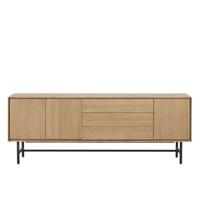 Haluta - Dressoir Belvio - 205x42x75 - Naturel - thumbnail