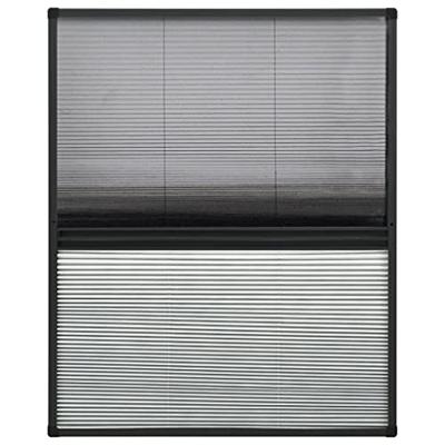 VidaXL Raamhor plissé met verduistering 80x100 cm aluminium VidaXL Raamhor plissé met verduistering 80x100 cm aluminium