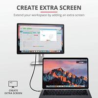 Trust 23332 USB-C-displaykabel USB-C / HDMI Adapterkabel USB-C stekker, HDMI-A-stekker 1.80 m Zwart - thumbnail