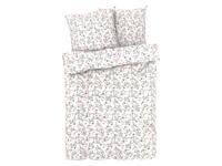 LIVARNO home Satijnen dekbedovertrek 240 x 220 cm (Bloemen/wit) - thumbnail