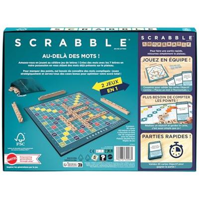 Klassieke Scrabble - 2 in 1 - Mattel Games - JGR63