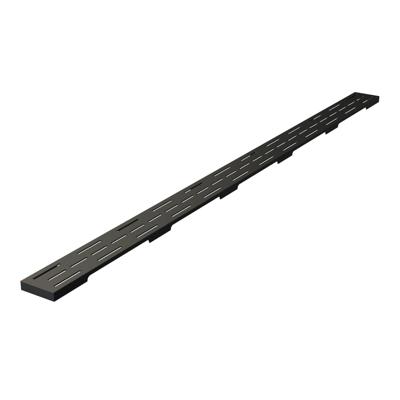 Douchegootrooster Brauer StanGrid Zwart Standaard tbv Douchegoot STD/W/PS 120x7 cm Brauer Douchegootrooster Brauer StanGrid Zwart Standaard tbv Douchegoot STD/W/PS 120x7 cm Brauer