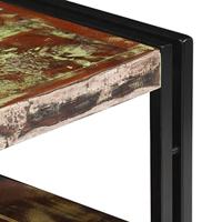 Tv-meubel 120x30x40 cm massief gerecycled hout donker met 3 laden - thumbnail