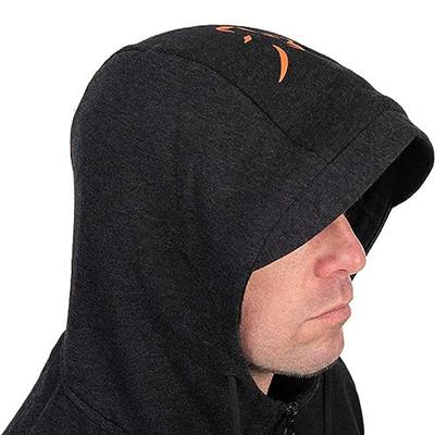 Fox Collection Lightweight Hoody Black & Orange Large