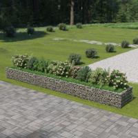 Gabion plantenbak verhoogd 540x90x50 cm gegalvaniseerd staal - thumbnail
