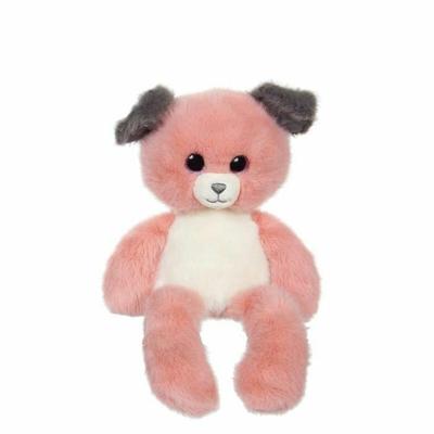 Leggies hondenknuffel - GIPSY TOYS - roze en grijs, 48 cm