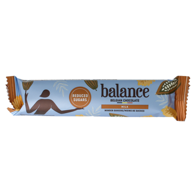Balance Chocolade reep melk 35 Gram Balance Chocolade reep melk 35 Gram