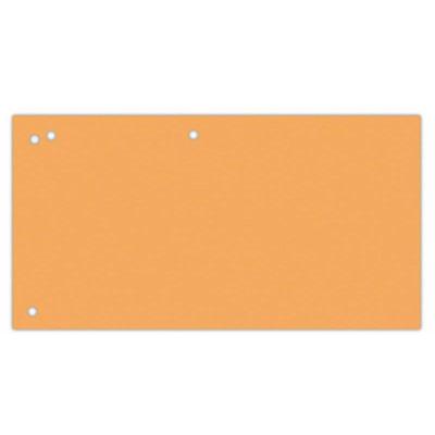 OFFICE products verdeelstroken, 240 x 105 mm, pak van 100 stuks, oranje